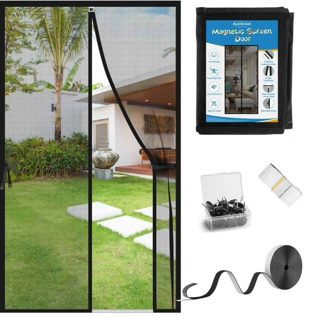 Magnetic Mosquito Mesh Door Net β Automatic Closing Insect Screen