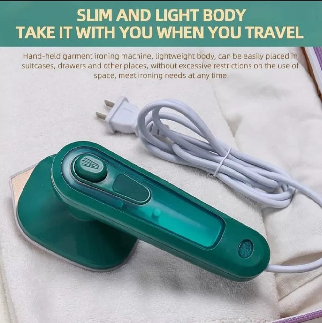 Professional Micro Steam Iron β Portable Handheld Garment Steamer for Clothes, Quick Heat-Up Mini Iron