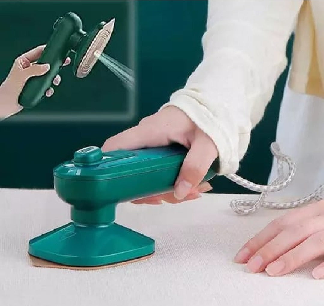 Professional Micro Steam Iron β Portable Handheld Garment Steamer for Clothes, Quick Heat-Up Mini Iron