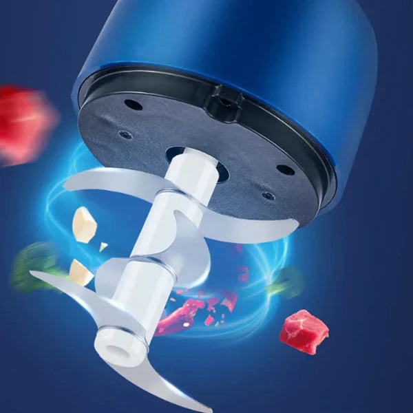 Mini Food Chopper 250ml – USB Rechargeable Vegetable, Garlic & Meat Grinder
