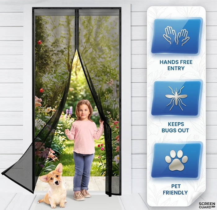 Magnetic Mosquito Mesh Door Net β Automatic Closing Insect Screen