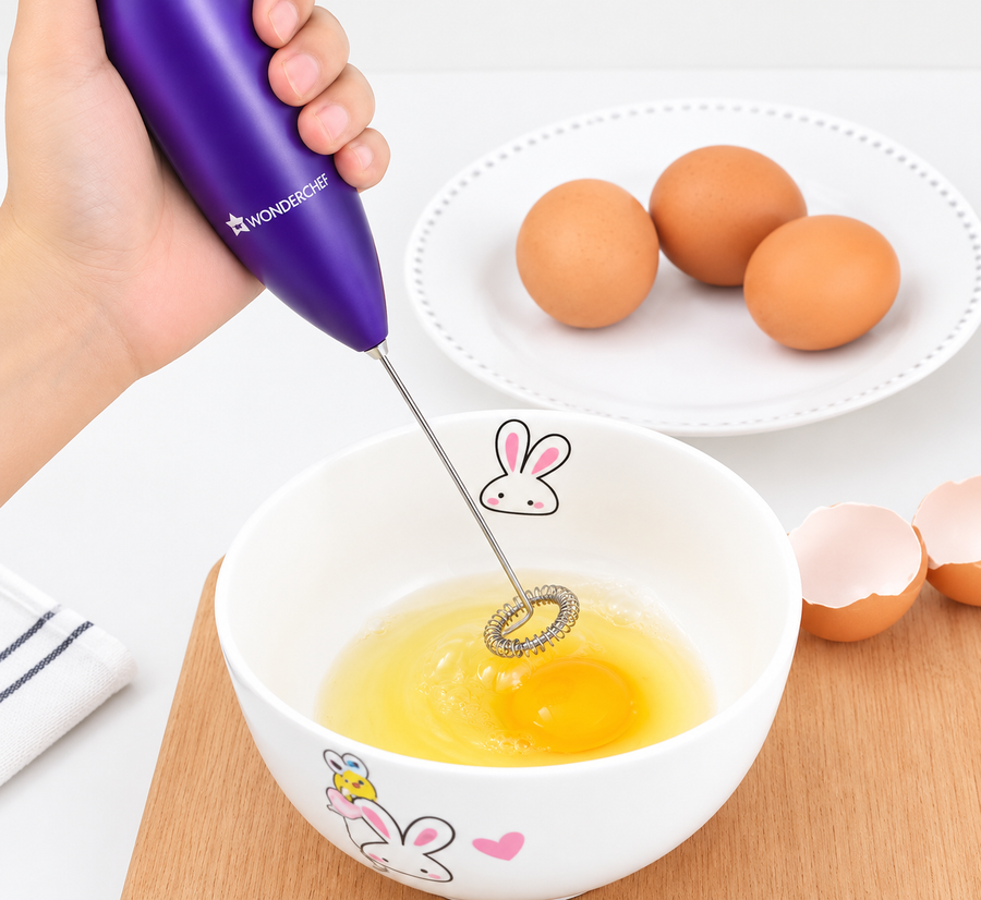 Electric Mini Coffee Frother & Egg Beater – Handheld Milk Frother, Coffee Whisk & Kitchen MixerElectric Mini Coffee Frother & Egg Beater – Handheld Milk Frother, Coffee Whisk & Kitchen Mixer