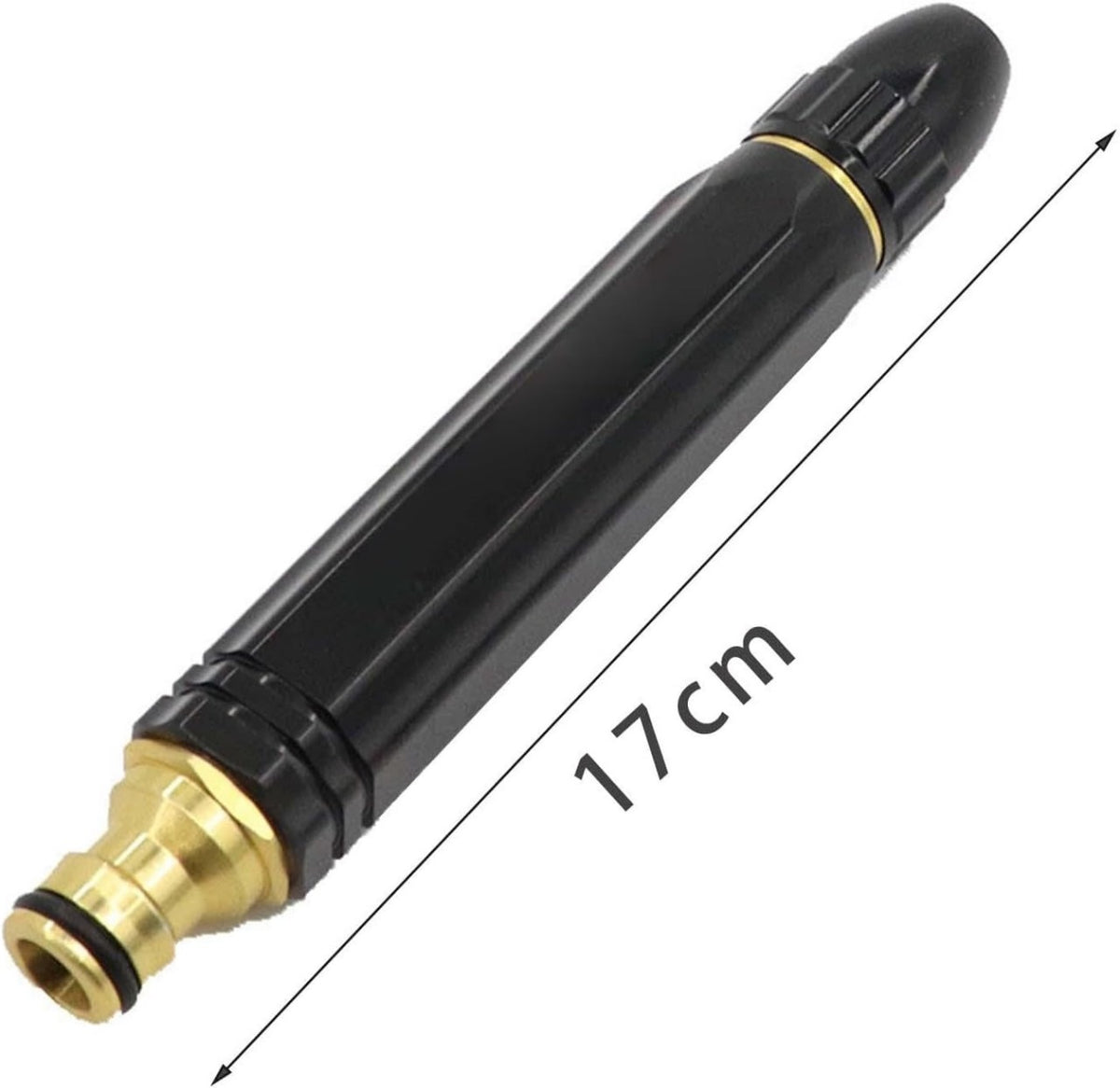 High-Pressure Metal Water Gun Nozzle | Adjustable Brass Hose Sprayer for Car, Bike & Home Cleaning