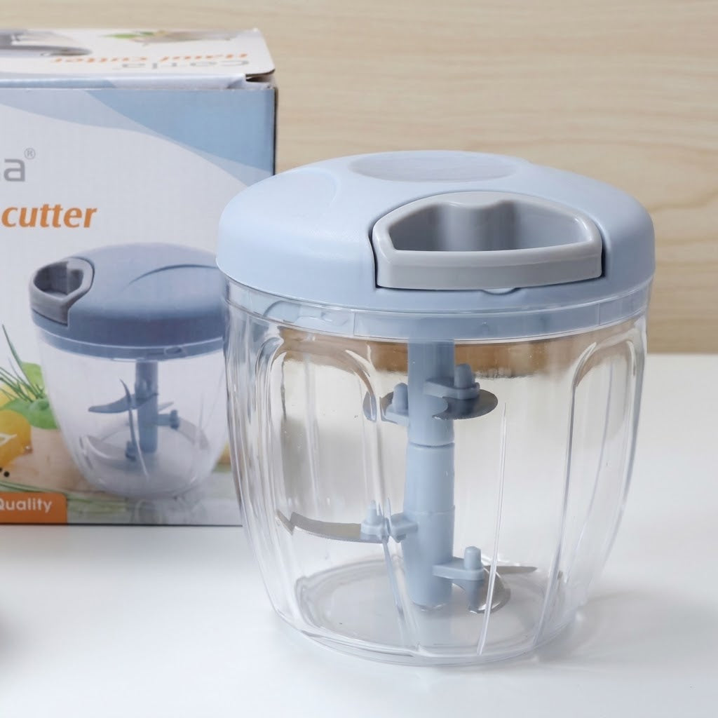 Manual Food Chopper – Multifunctional Vegetable & Fruit Cutter for Onion, Herbs & Kitchen Ingredients