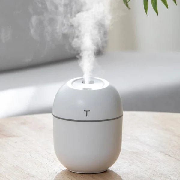 Mini USB Air Humidifier – Portable Cool Mist Diffuser with Quiet Operation & Night Light