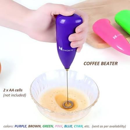 Electric Mini Coffee Frother & Egg Beater – Handheld Milk Frother, Coffee Whisk & Kitchen MixerElectric Mini Coffee Frother & Egg Beater – Handheld Milk Frother, Coffee Whisk & Kitchen Mixer