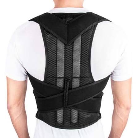 Adjustable Back Support Belt for Men & Women | Posture Corrector | Breathable Spine & Shoulder Support