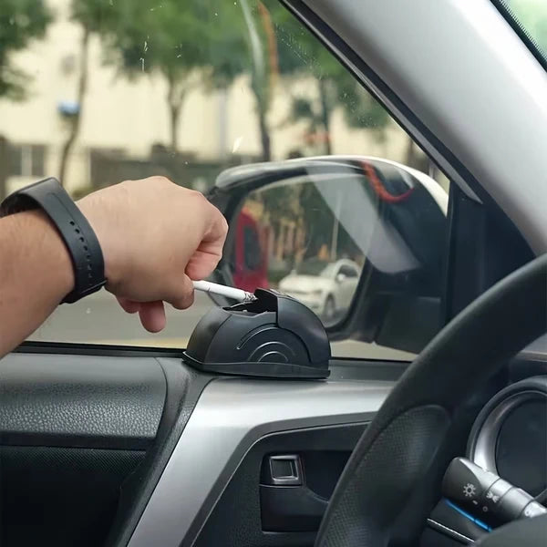 Portable Car Ashtray – Smoke Trapping & Odor Reducing Vehicle Ashtray